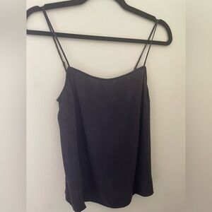 Women’s Kit and Ace Silk Tank Top Camisole Black Size 8